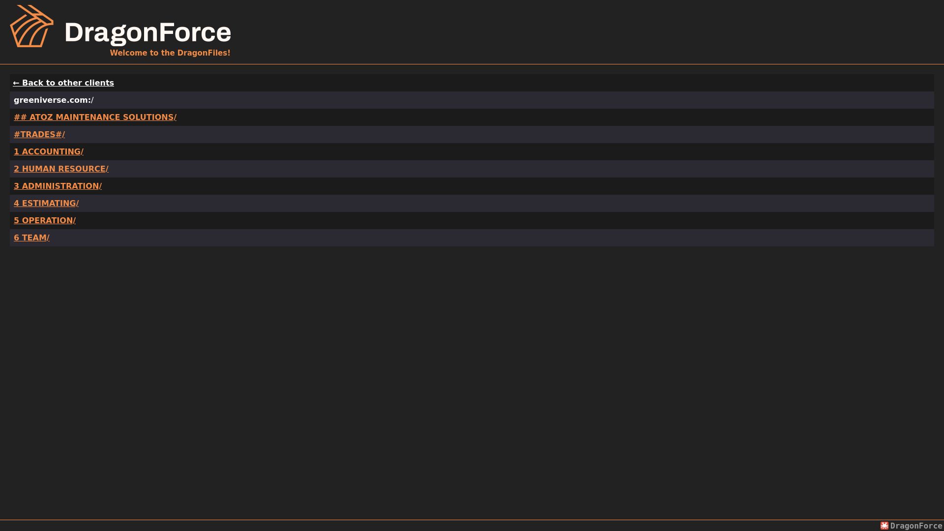 Screenshot of Greeniverse leak page