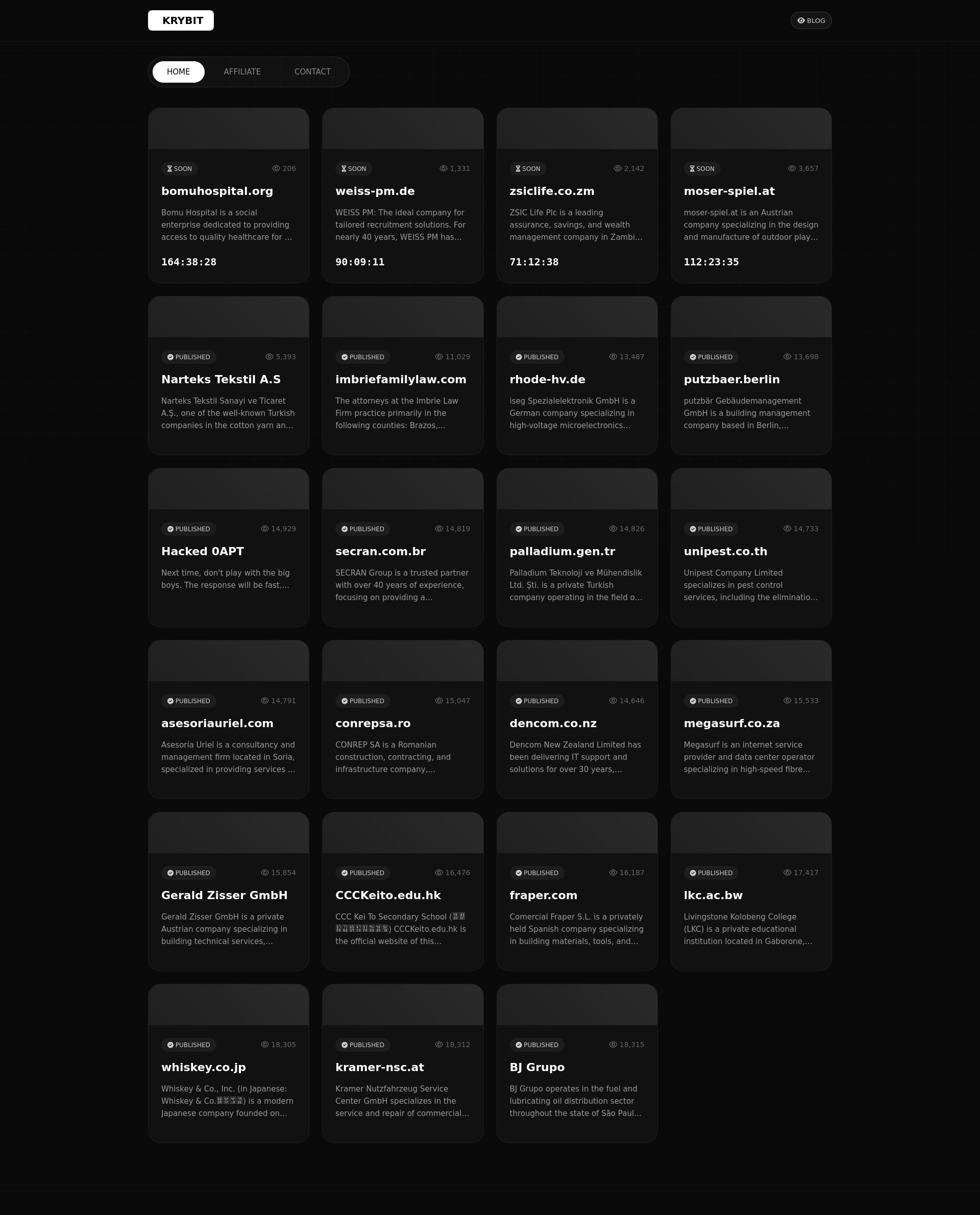 Screenshot of bomuhospital.org leak page