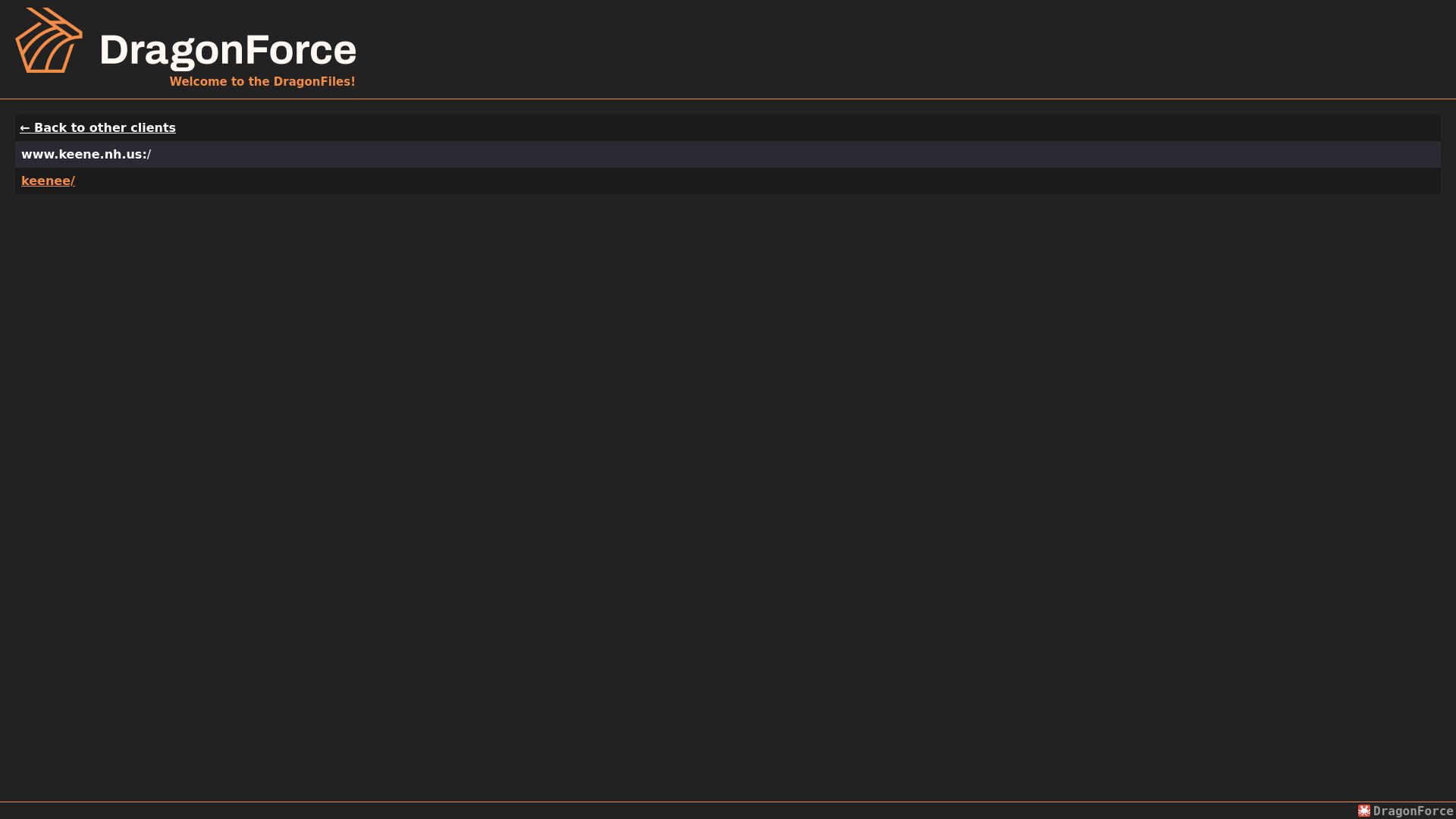 Screenshot of City of Keene, NH leak page