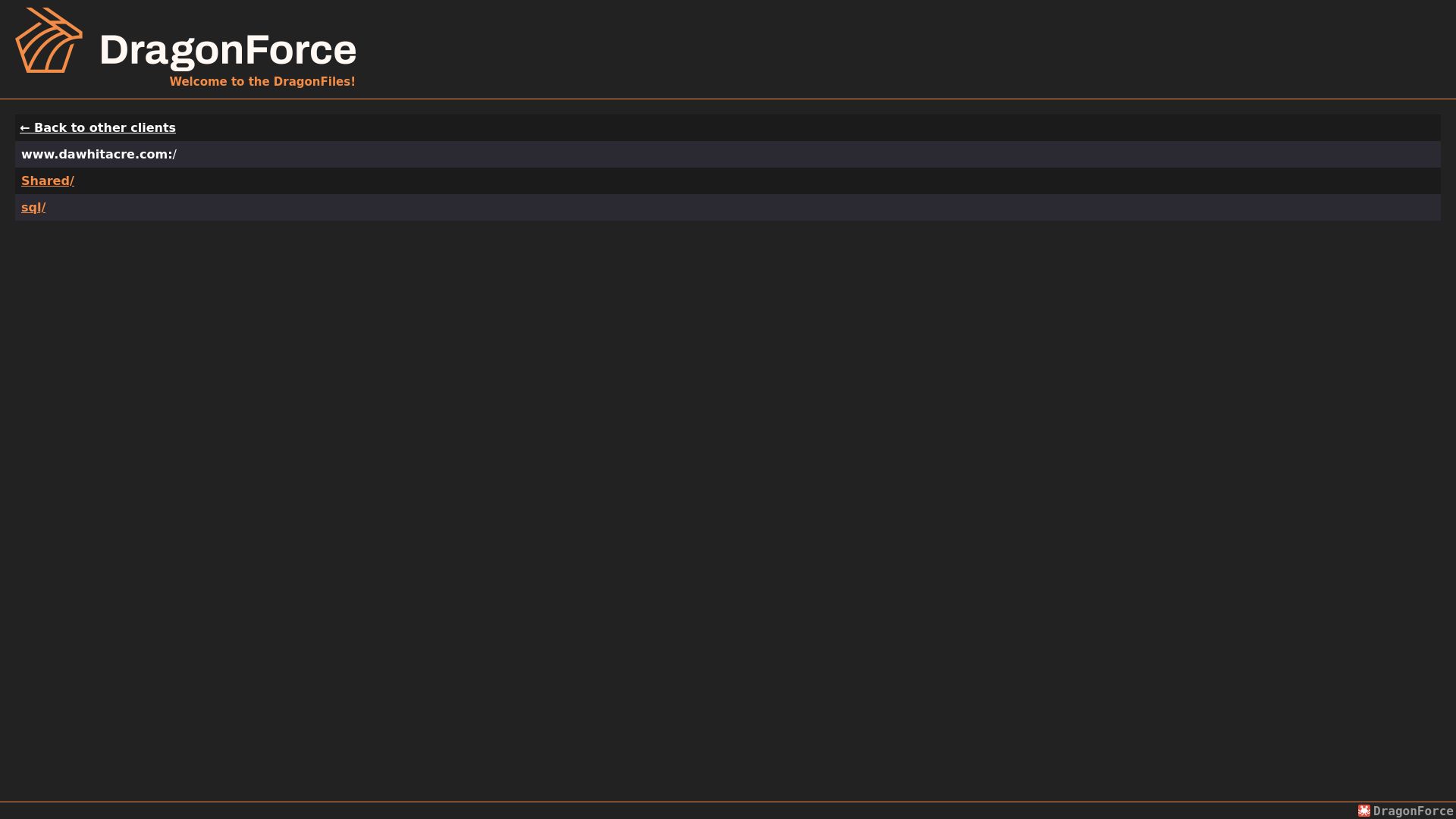 Screenshot of DA Whitacre Construction leak page