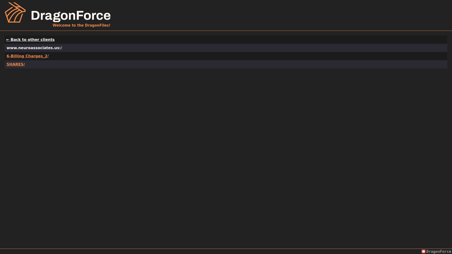 Screenshot of Neurological Associates leak page