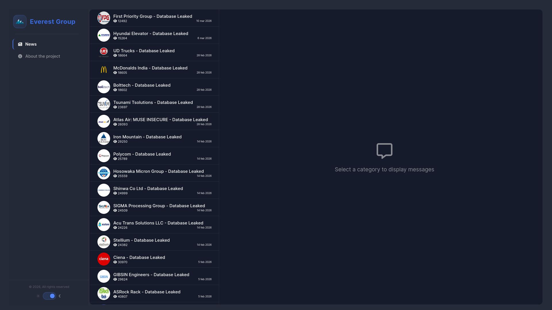 Screenshot of Cordeiro Guerra & Associati 87490 31 aug 2025 leak page