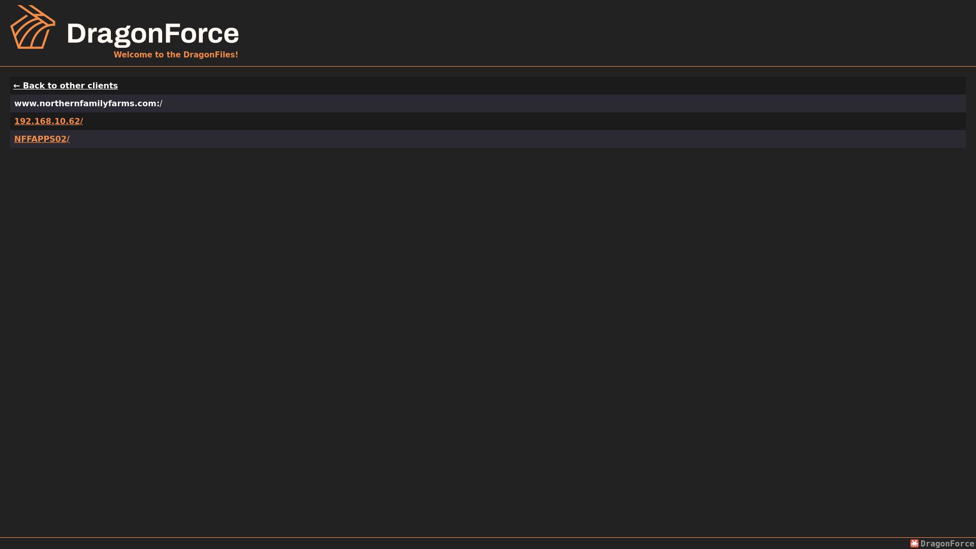 Screenshot of Northern Family Farms leak page