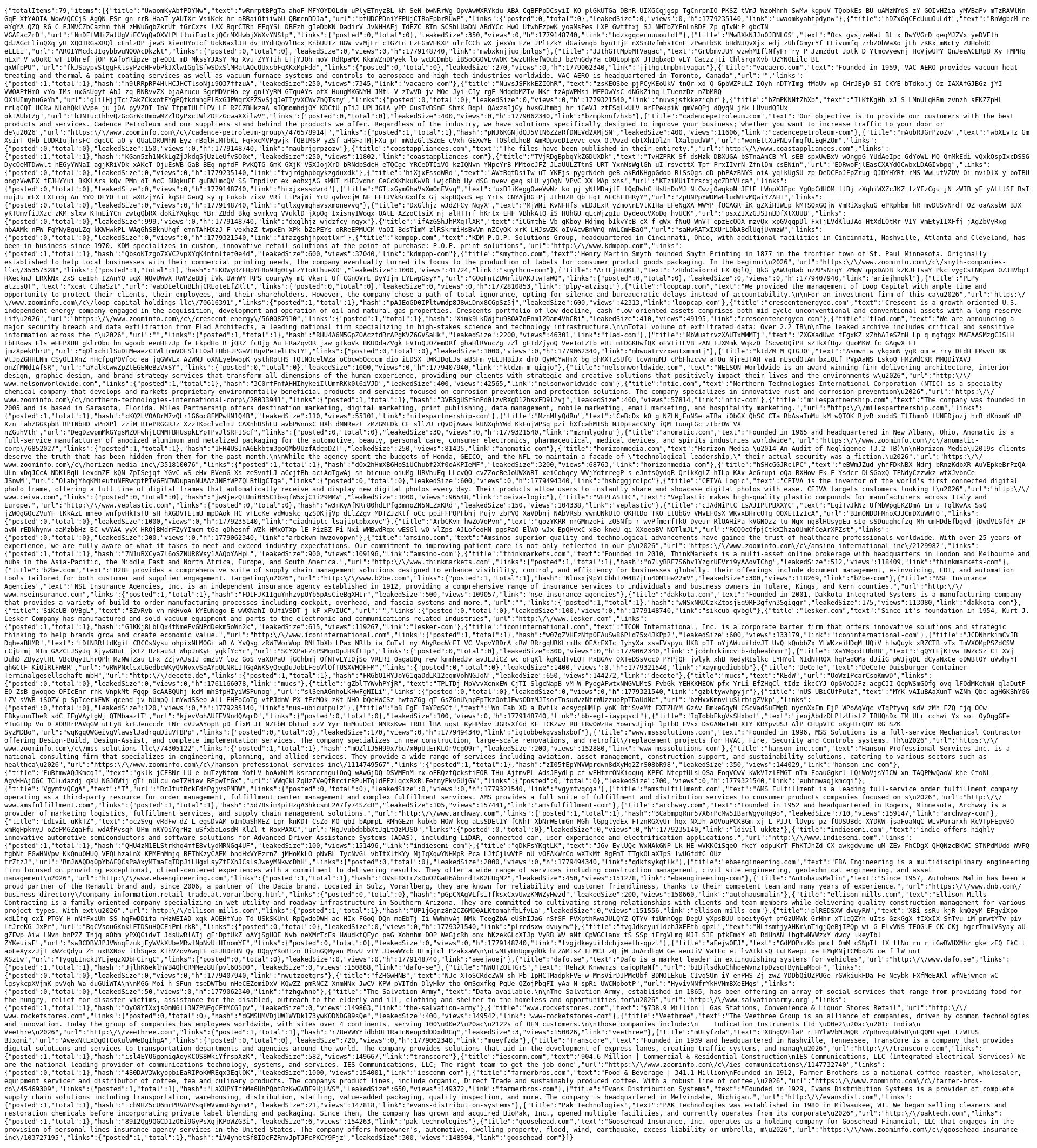 Screenshot of GSXY leak page
