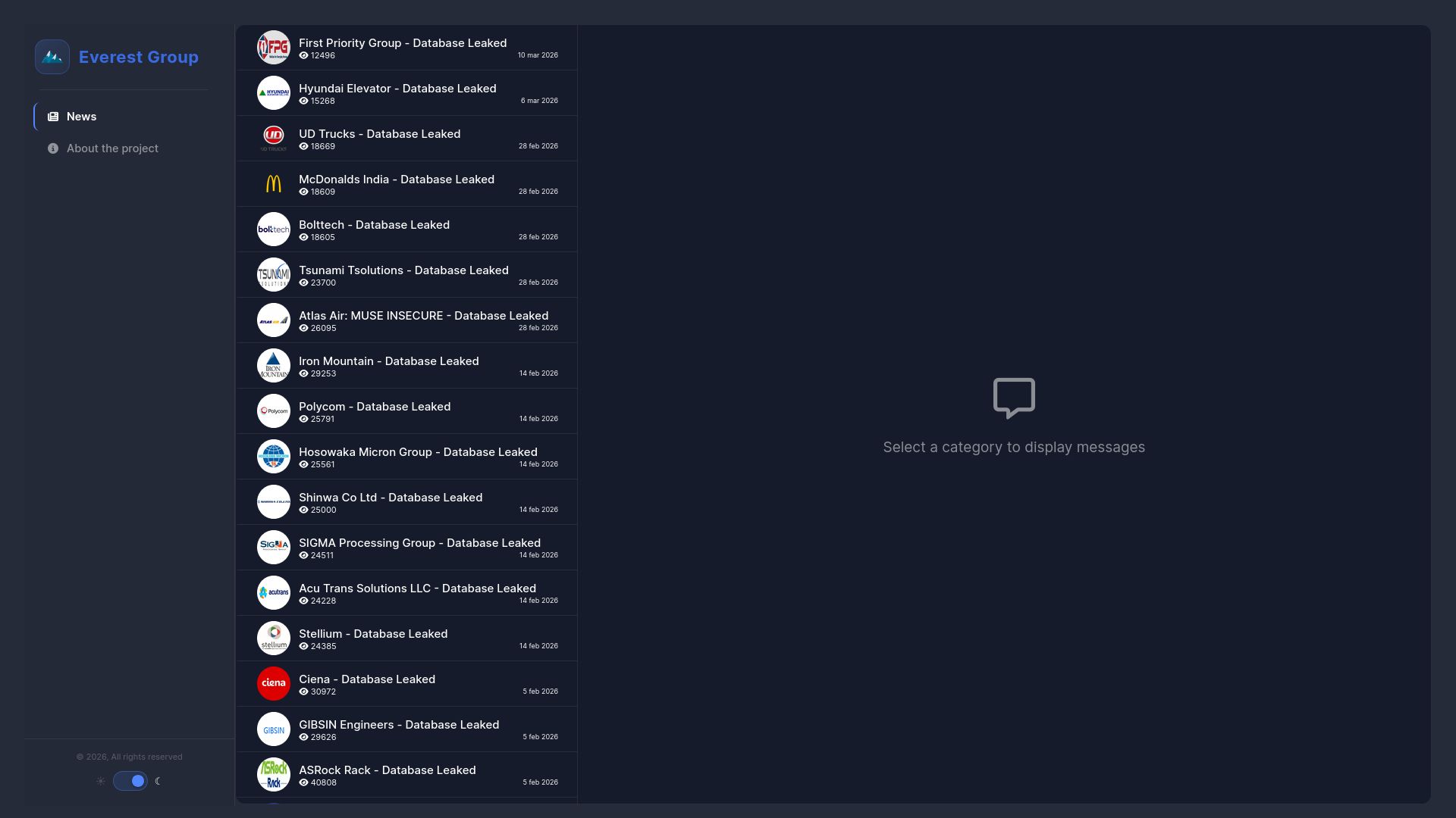 Screenshot of Cordeiro Guerra & Associati 88195 31 aug 2025 leak page