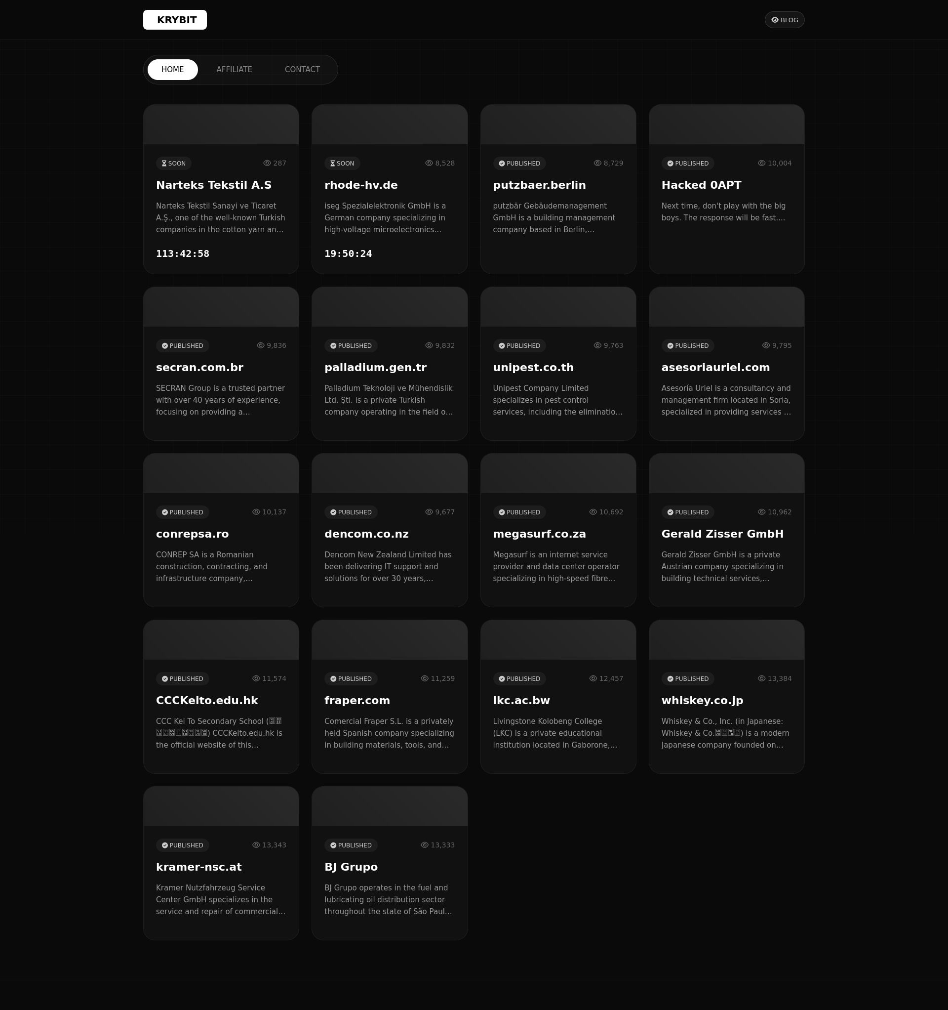 Screenshot of Narteks Tekstil A.S leak page