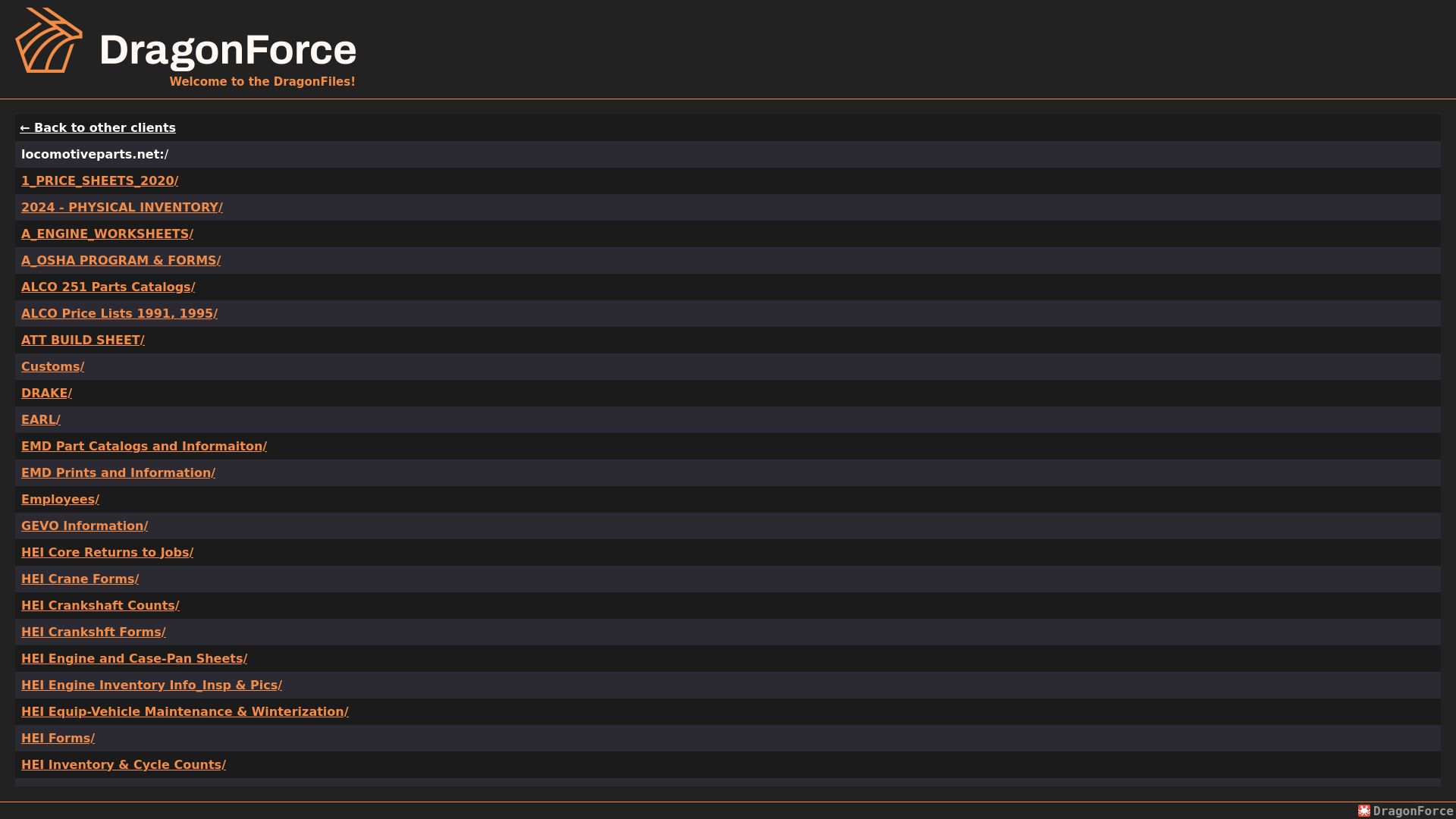 Screenshot of Hilliard Enterprises leak page