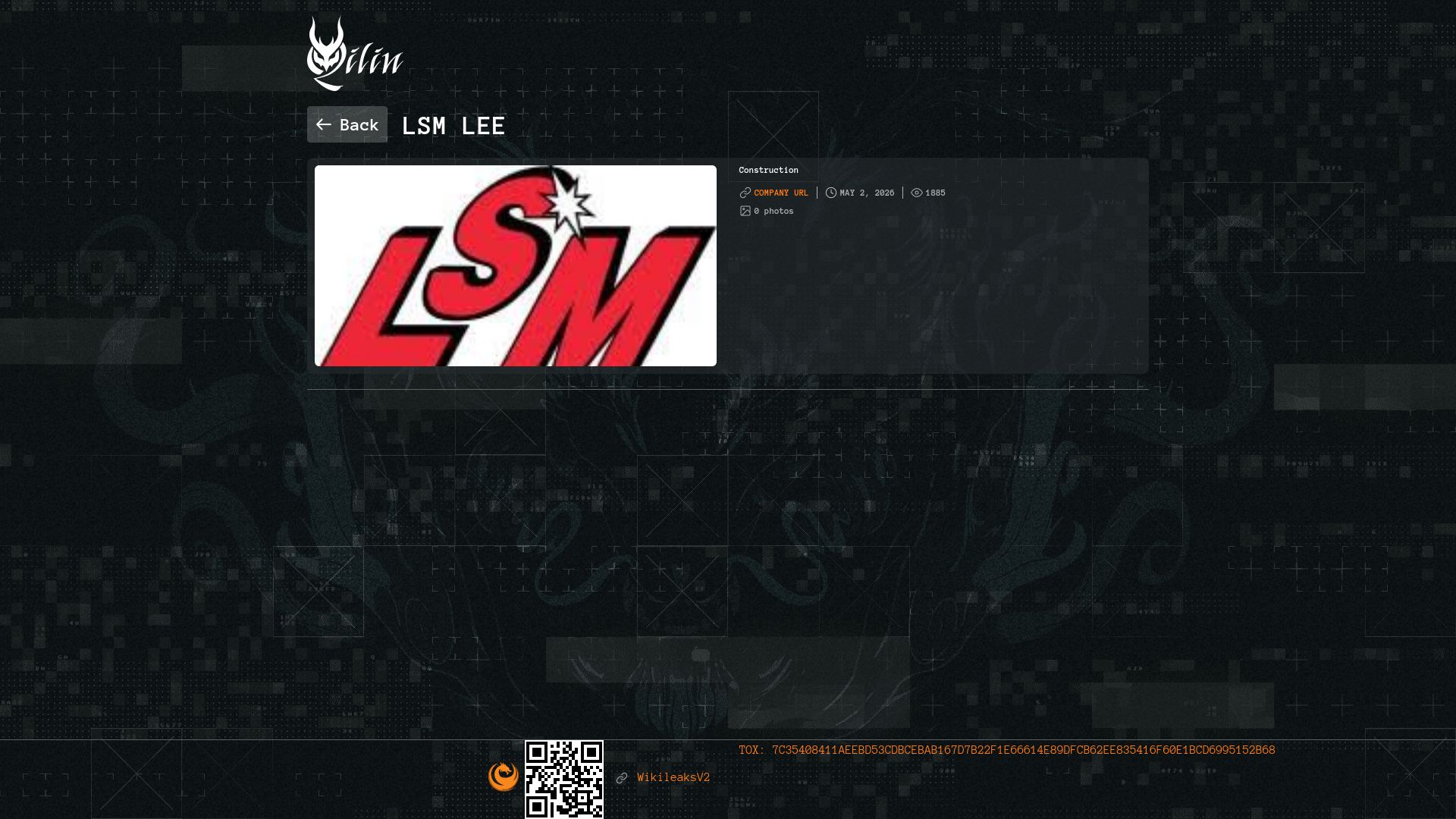 Screenshot of LSM Lee leak page